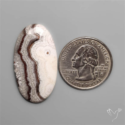 Mexican Crazylace Agate Cabochon