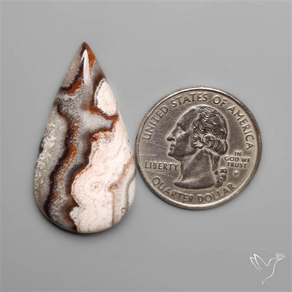 Mexican Crazylace Agate Cabochon