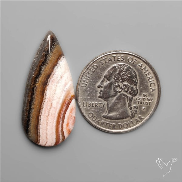 Mexican Crazylace Agate Cabochon