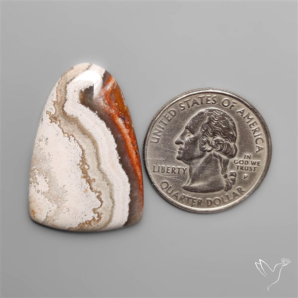 Mexican Crazylace Agate Cabochon