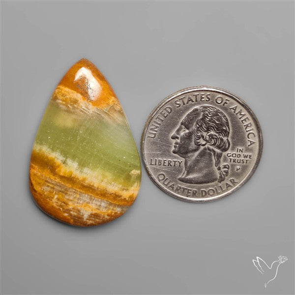 Mint Green Calcite Cabochon