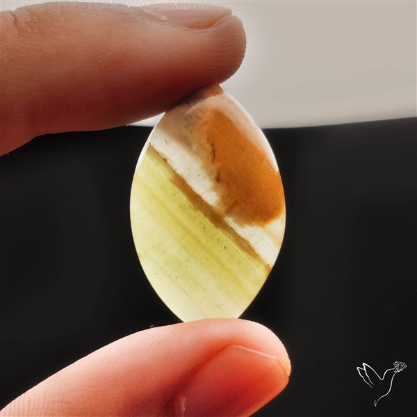 Mint Green Calcite Cabochon