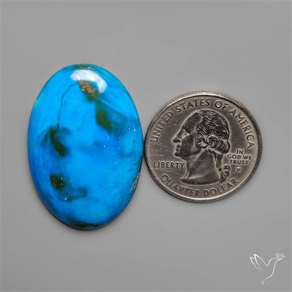 AAA Large Peruvian Blue Opalina Cabochon