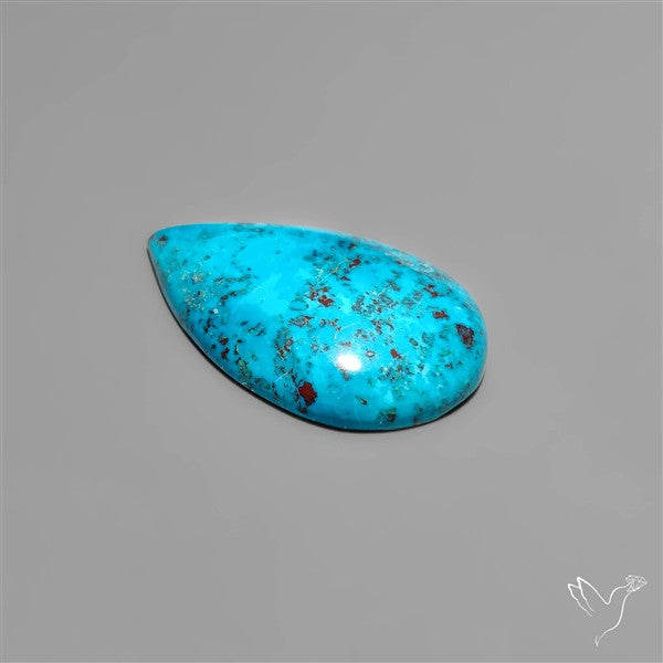 Gem Chrysocolla Drop Cabochon