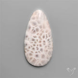 Indonesian Pink Natrolite Cabochon (selected spiderweb)