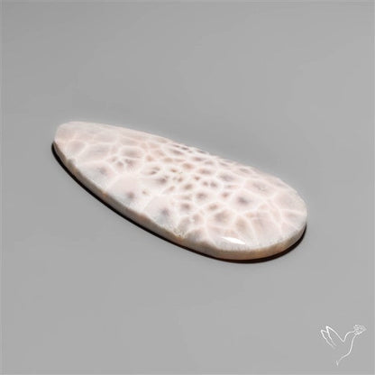 Indonesian Pink Natrolite Cabochon (selected spiderweb)