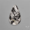 Black Tourmalinated Quartz Cabochon