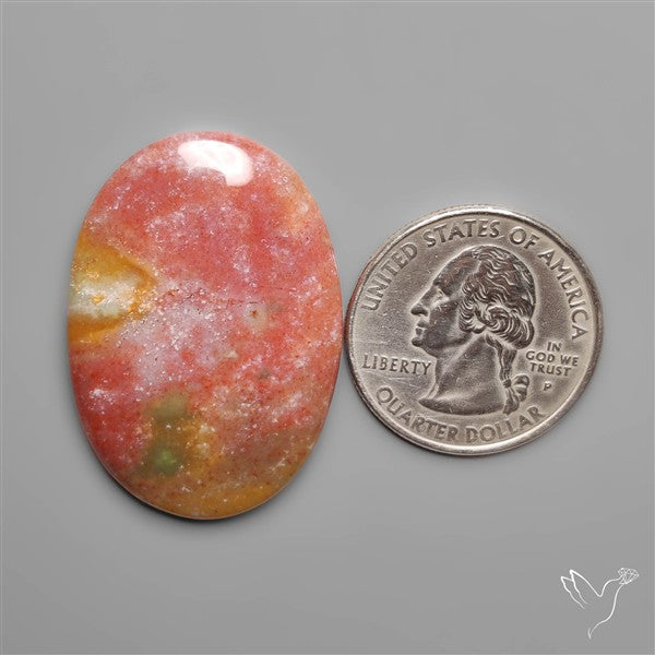 Indo Moss Agate Cabochon