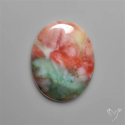 Indo Moss Agate Cabochon