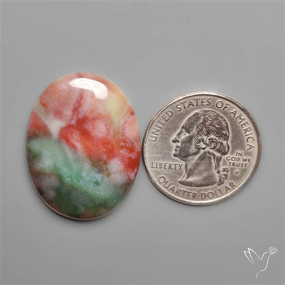 Indo Moss Agate Cabochon