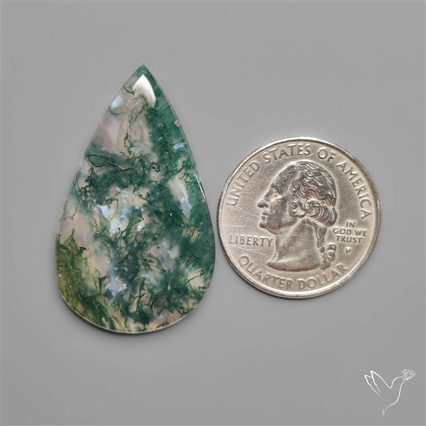 Moss Agate Cabochon