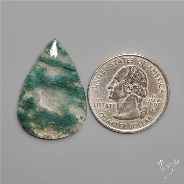 Moss Agate Cabochon