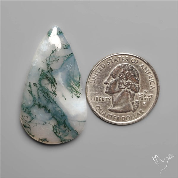 Moss Agate Cabochon