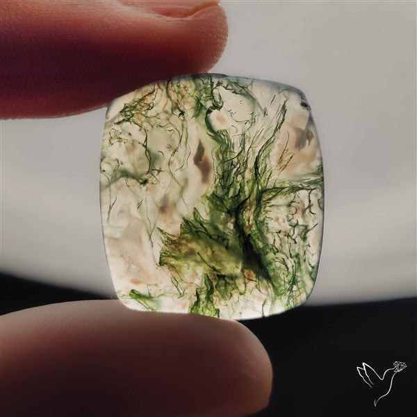 Moss Agate Cabochon