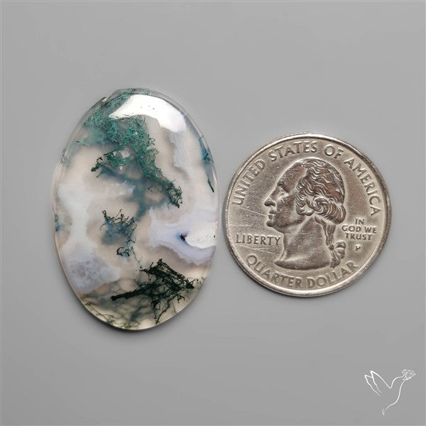 Moss Agate Cabochon
