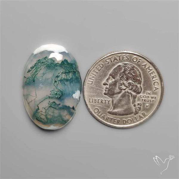 Moss Agate Cabochon
