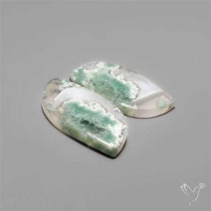 Moss Agate Pair
