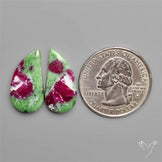 Ruby Zoisite Pair