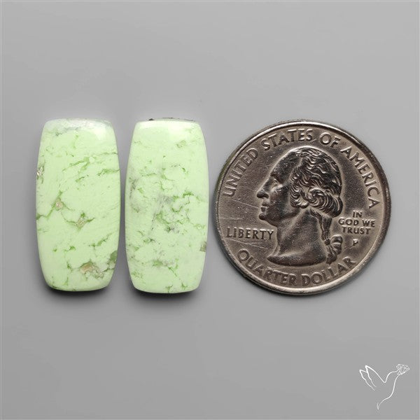 Lemon Chrysoprase Pair