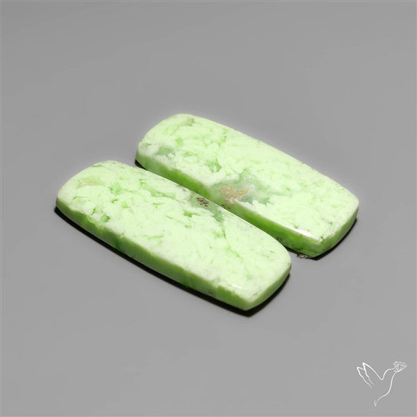 Lemon Chrysoprase Pair