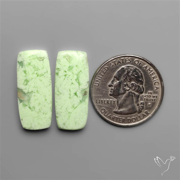 Lemon Chrysoprase Pair