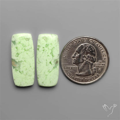Lemon Chrysoprase Pair