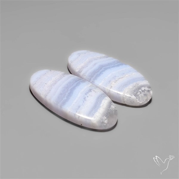Blue Lace Agate Pair