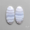 Blue Lace Agate Pair