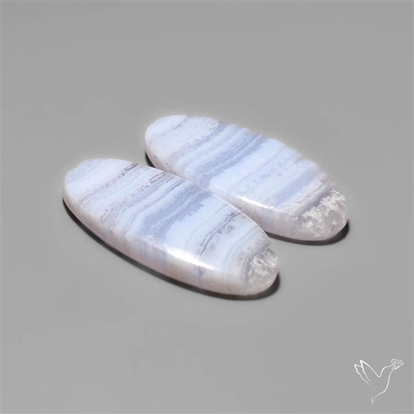 Blue Lace Agate Pair