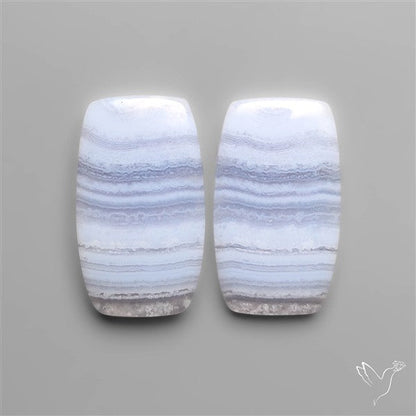 Blue Lace Agate Pair