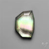 Step Cut Crystal And Rainbow Mother Of Pearl Doublet