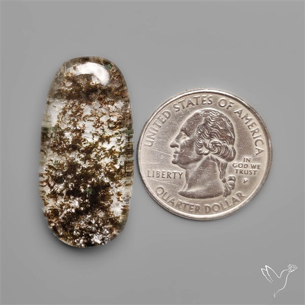 Lodolite Garden Quartz- Raw at back