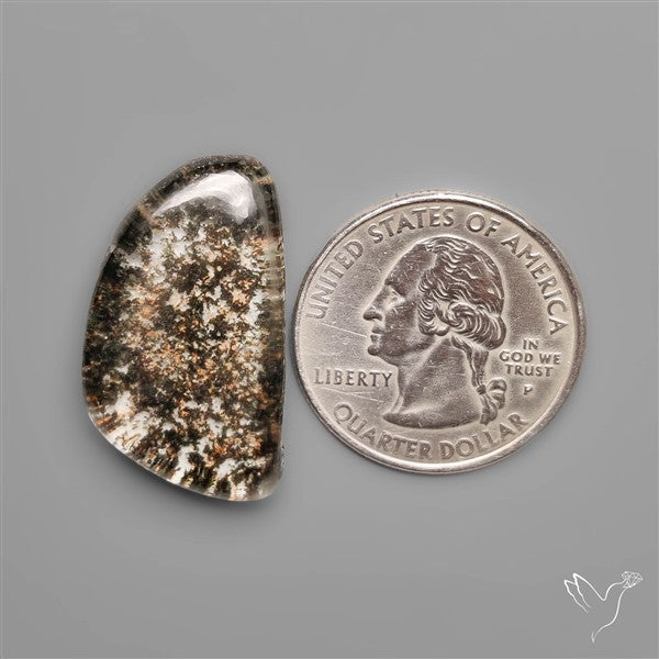 Lodolite Garden Quartz- Raw at back