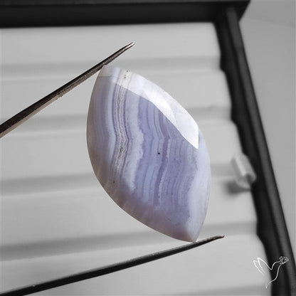 Faceted Blue Lace Agate