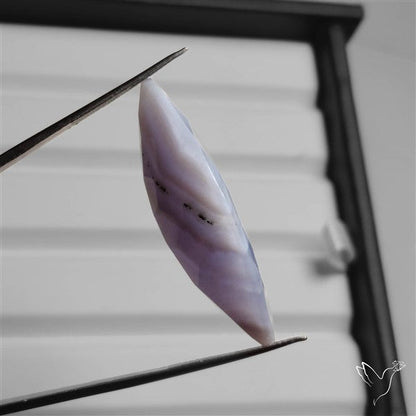 Faceted Blue Lace Agate