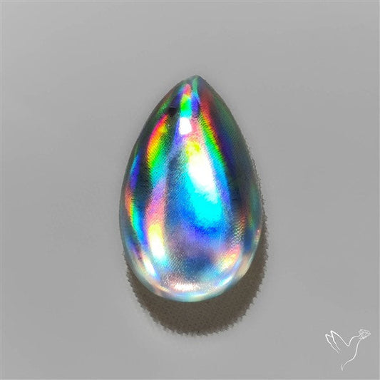 Rainbow Disco Quartz (Upclcled CD & Quartz Doublet)