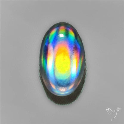 Rainbow Disco Quartz (Upclcled CD & Quartz Doublet)