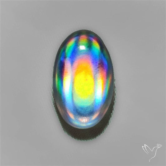 Rainbow Disco Quartz (Upclcled CD & Quartz Doublet)