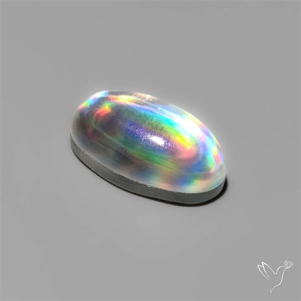 Rainbow Disco Quartz (Upclcled CD & Quartz Doublet)