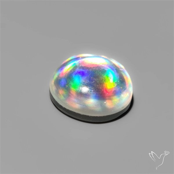 Rainbow Disco Quartz (Upclcled CD & Quartz Doublet)