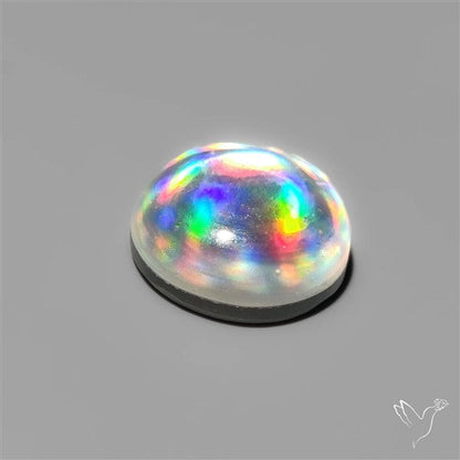 Rainbow Disco Quartz (Upclcled CD & Quartz Doublet)