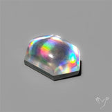 Rainbow Disco Quartz (Upclcled CD & Quartz Doublet)