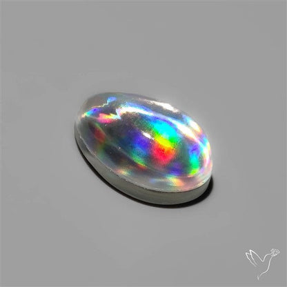 Rainbow Disco Quartz (Upclcled CD & Quartz Doublet)