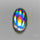 Rainbow Disco Quartz (Upclcled CD & Quartz Doublet)