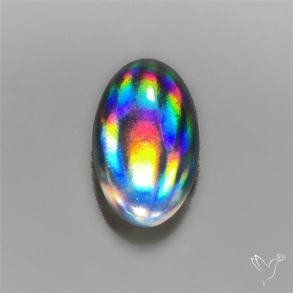 Rainbow Disco Quartz (Upclcled CD & Quartz Doublet)