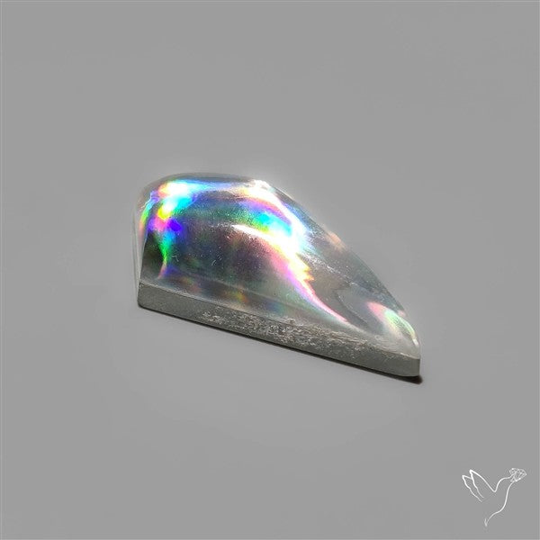 Rainbow Disco Quartz (Upclcled CD & Quartz Doublet)