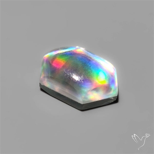 Rainbow Disco Quartz (Upclcled CD & Quartz Doublet)
