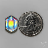 Rainbow Disco Quartz (Upclcled CD & Quartz Doublet)