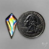 Rainbow Disco Quartz (Upclcled CD & Quartz Doublet)