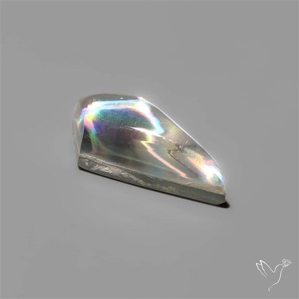 Rainbow Disco Quartz (Upclcled CD & Quartz Doublet)
